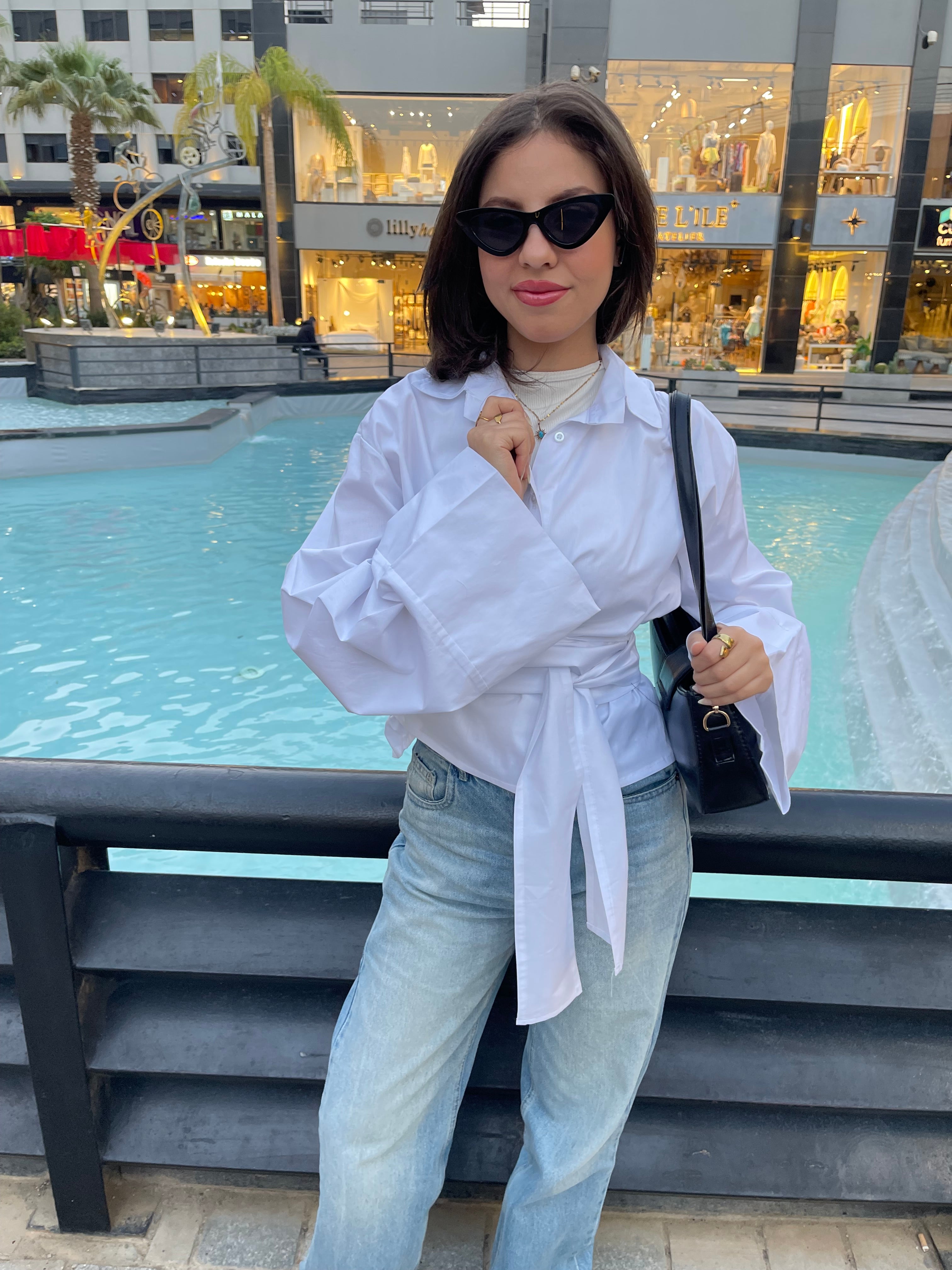Warp Blouse- White