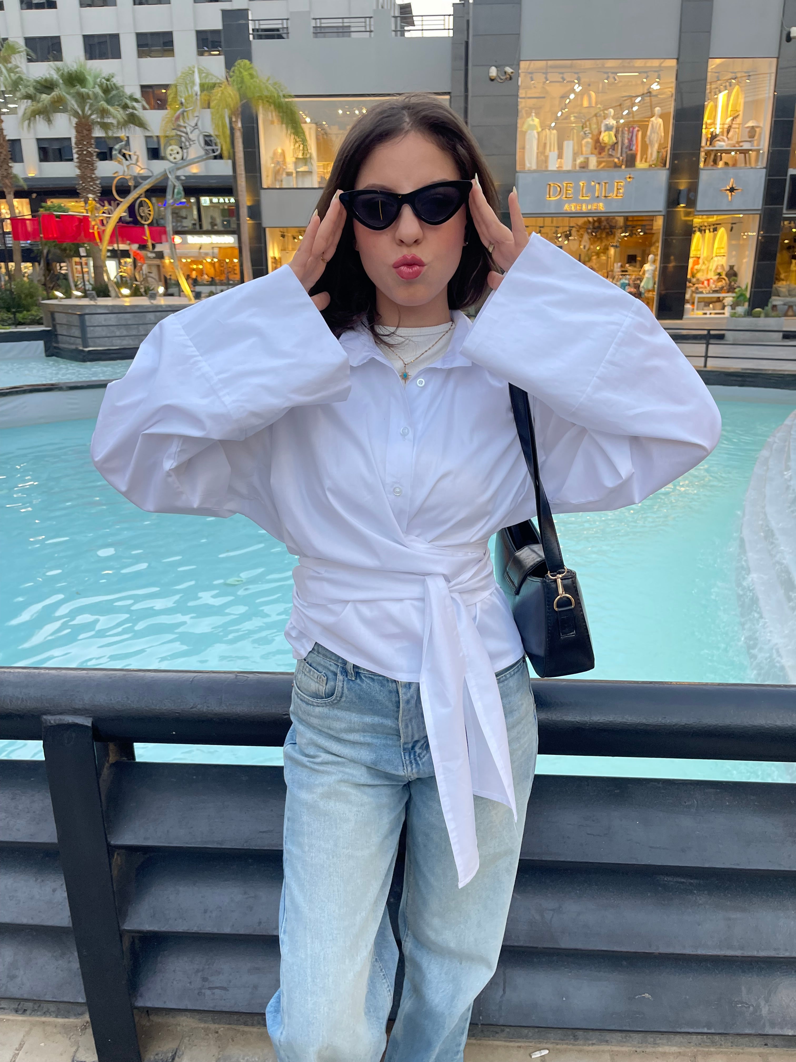 Warp Blouse- White