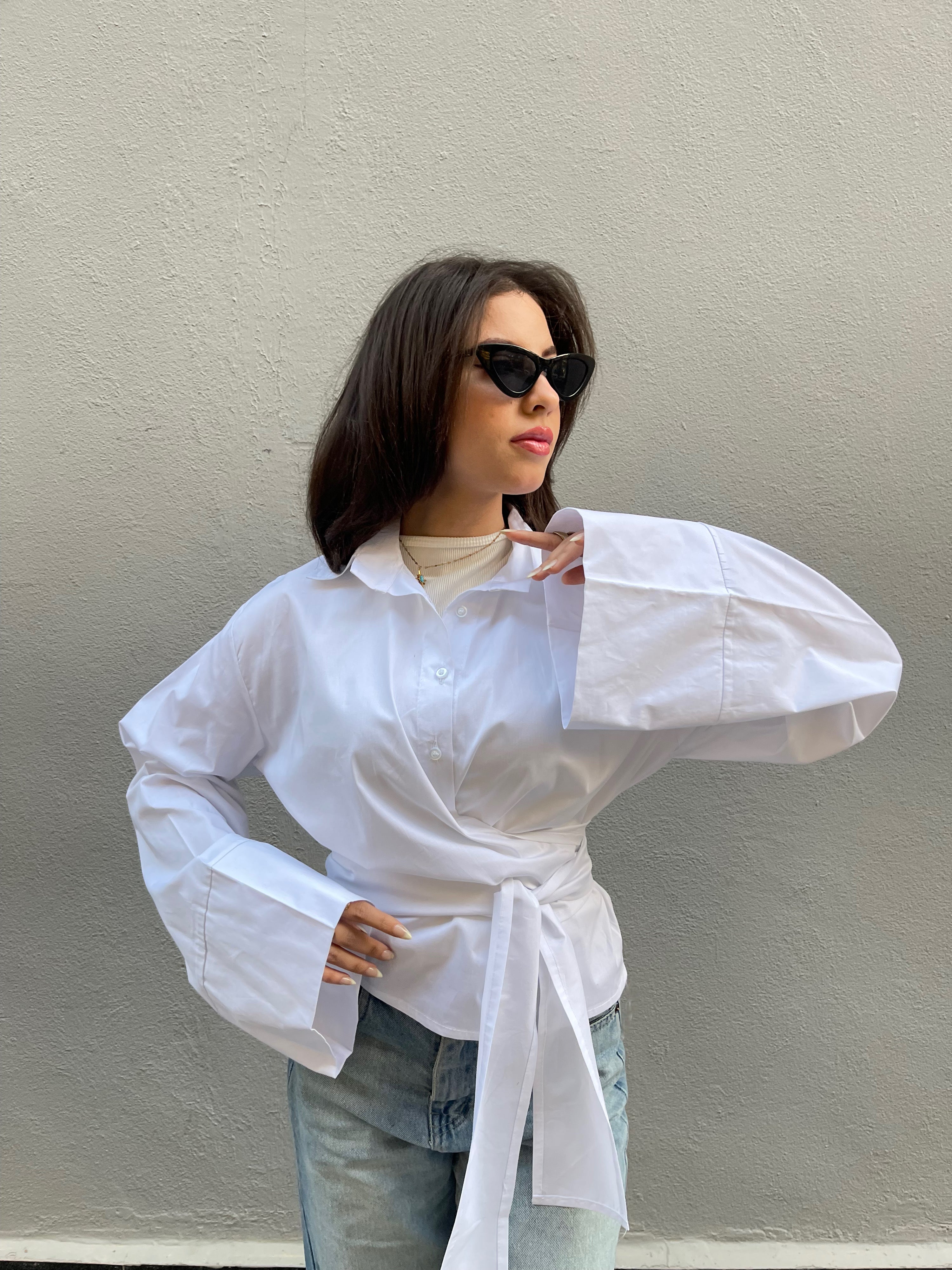 Warp Blouse- White